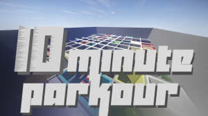 Descarca 10 Minute Parkour 2.0 pentru Minecraft 1.11.2